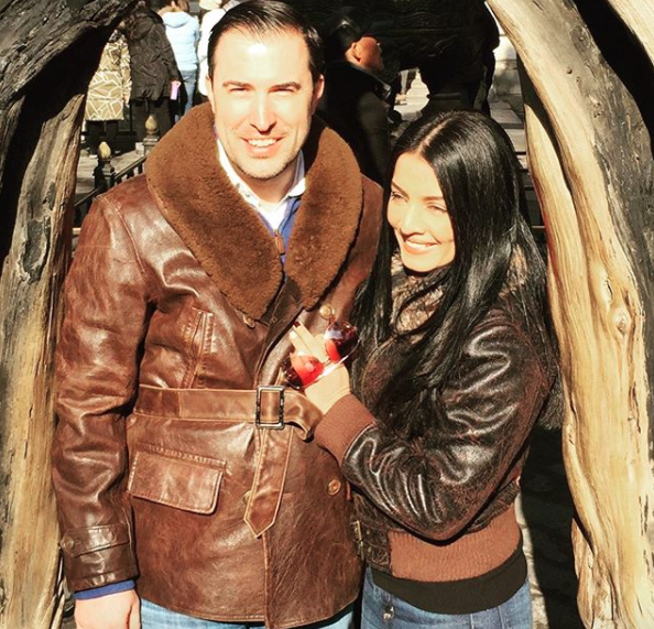Celina Jaitly and Peter Haag
